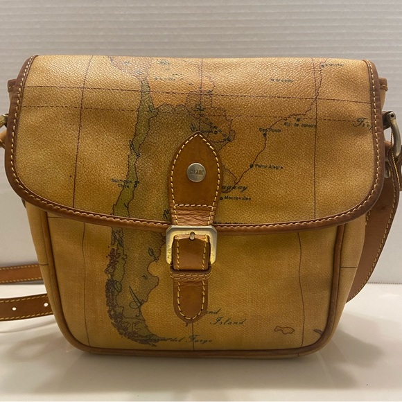 Alviero Martini Handbags - Prima Classe Alviero Martini Crossbody bag . Luxury made in Italy Map